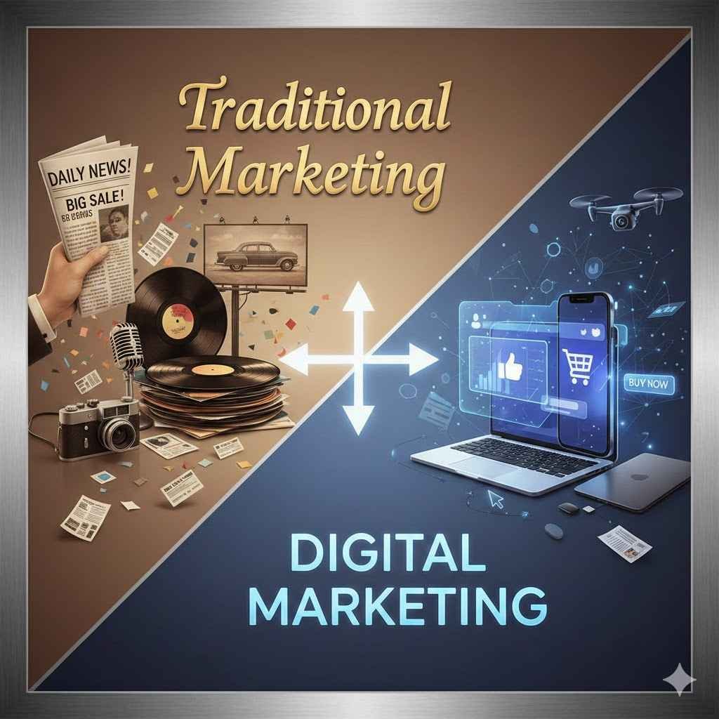 Traditional Marketing vs Digital Marketing
